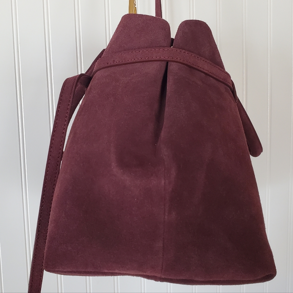 Viola Castellani Ciao! Suede Leather Bag NWT - Picture 6 of 13
